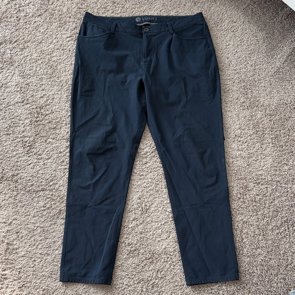 Vuori Navy Blue Meta Pants